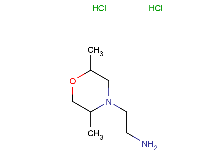 2-(2,5-dimethylmorpholin-4-yl)ethan-1-amine dihydrochloride, Mixture of diastereomers