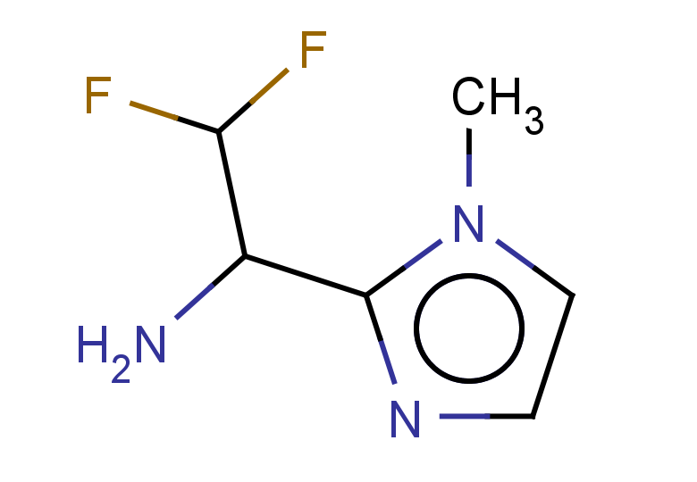 2,2-difluoro-1-(1-methyl-1H-imidazol-2-yl)ethan-1-amine