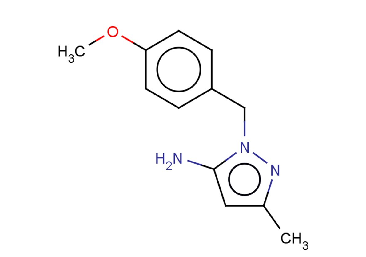 1-[(4-methoxyphenyl)methyl]-3-methyl-1H-pyrazol-5-amine