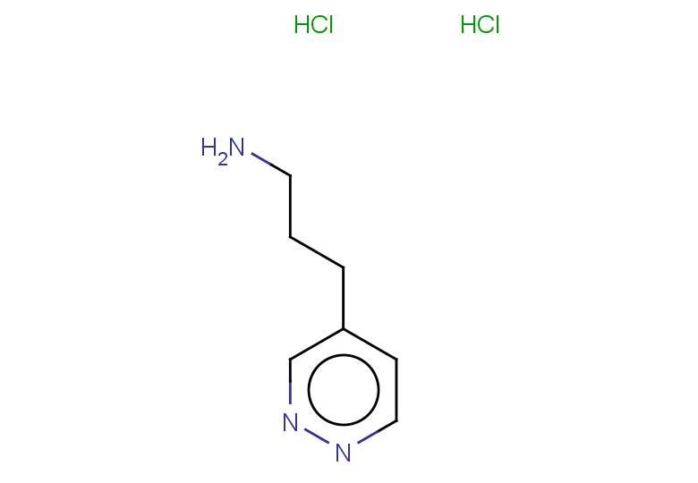 3-(pyridazin-4-yl)propan-1-amine dihydrochloride