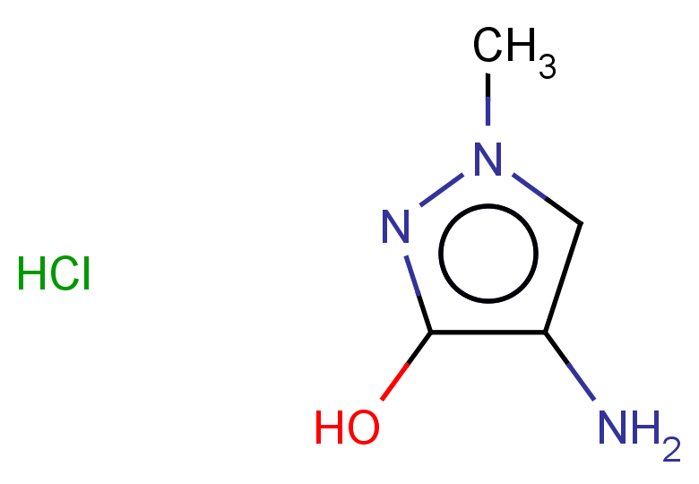4-amino-1-methyl-1H-pyrazol-3-ol hydrochloride