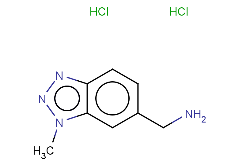 (1-methyl-1H-1,2,3-benzotriazol-6-yl)methanamine dihydrochloride
