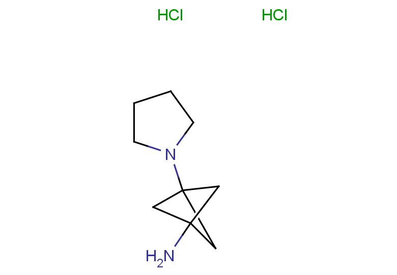 3-(pyrrolidin-1-yl)bicyclo[1.1.1]pentan-1-amine dihydrochloride