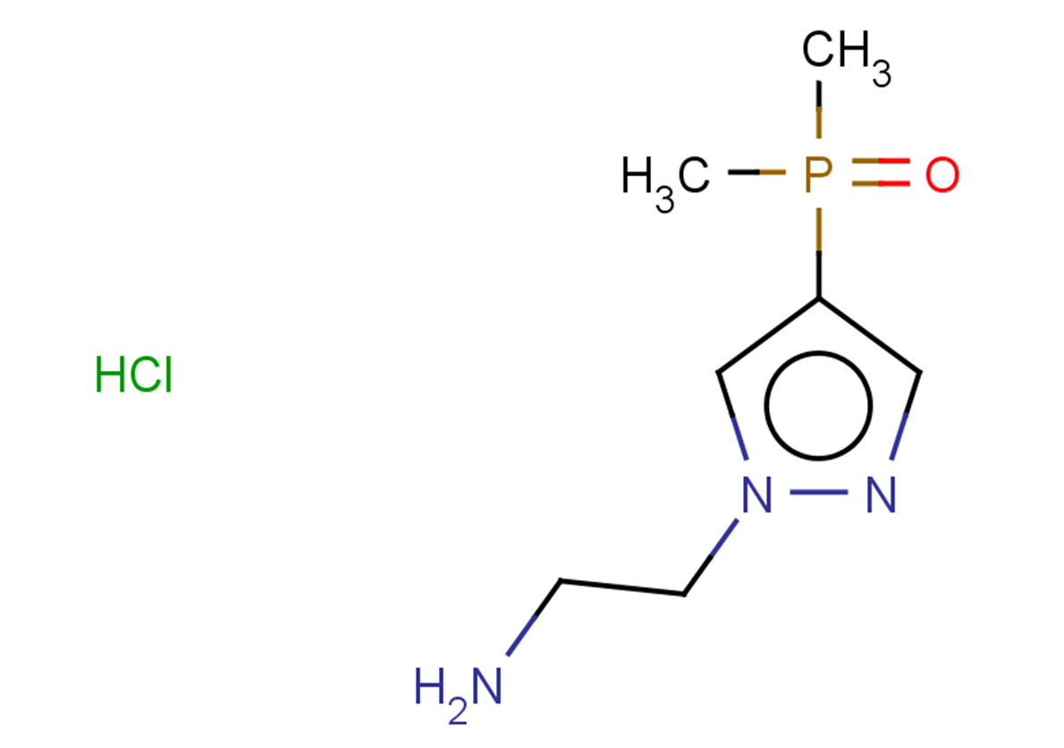 2-[4-(dimethylphosphoryl)-1H-pyrazol-1-yl]ethan-1-amine hydrochloride