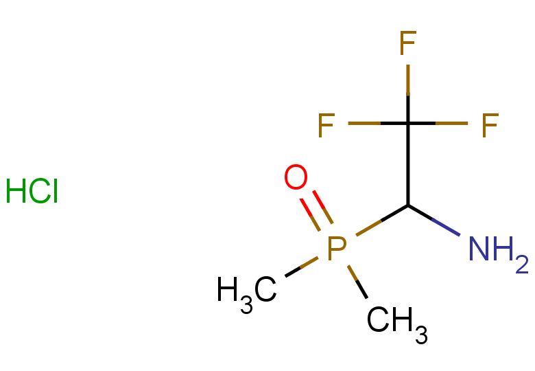 1-(dimethylphosphoryl)-2,2,2-trifluoroethan-1-amine hydrochloride