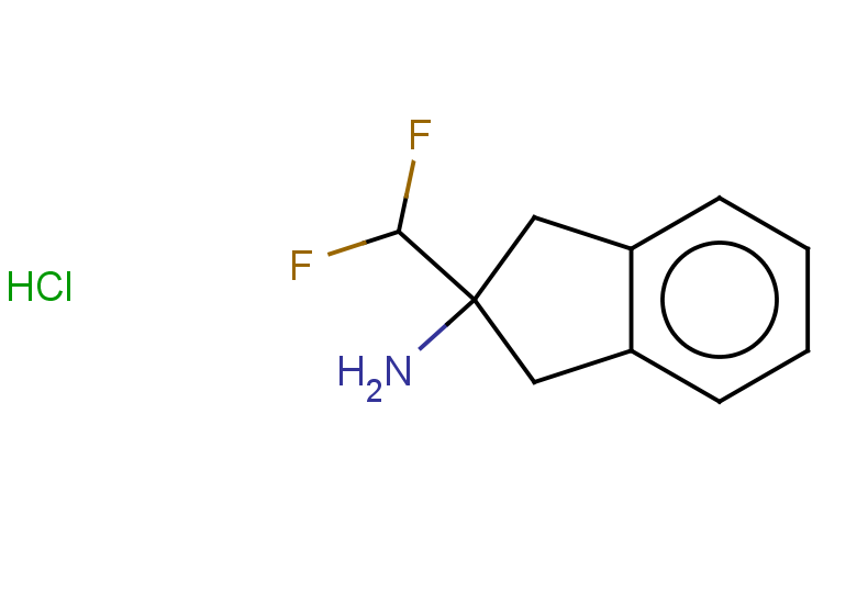2-(difluoromethyl)-2,3-dihydro-1H-inden-2-amine hydrochloride