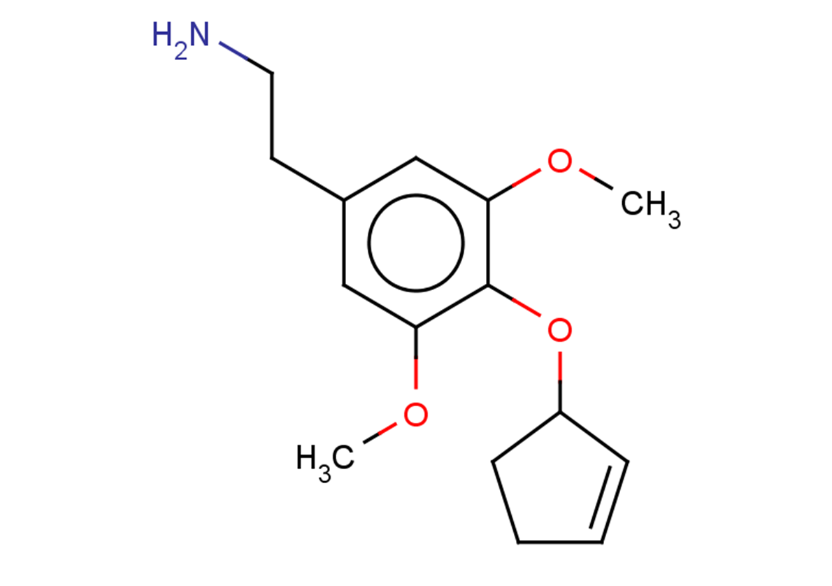 2-[4-(cyclopent-2-en-1-yloxy)-3,5-dimethoxyphenyl]ethan-1-amine
