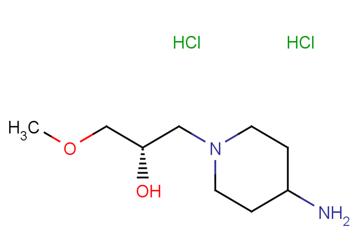 (2S)-1-(4-aminopiperidin-1-yl)-3-methoxypropan-2-ol dihydrochloride