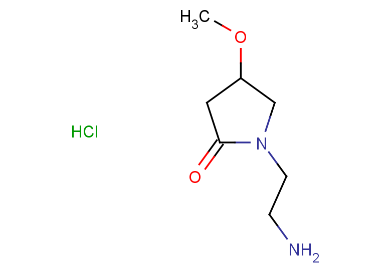 1-(2-aminoethyl)-4-methoxypyrrolidin-2-one hydrochloride