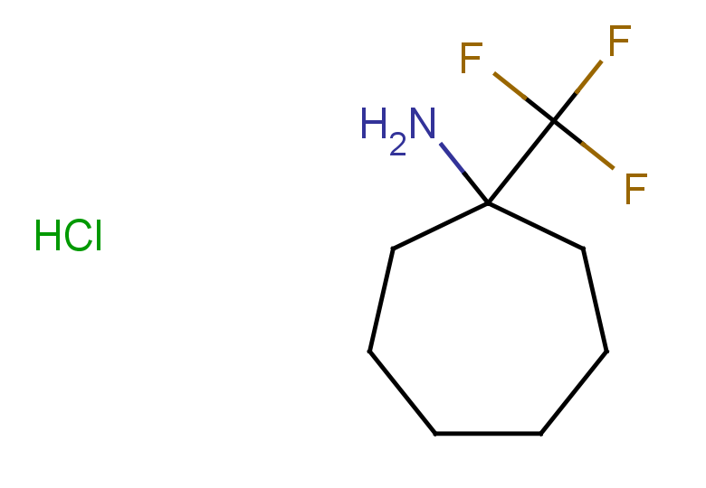 1-(trifluoromethyl)cycloheptan-1-amine hydrochloride