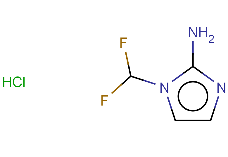 1-(difluoromethyl)-1H-imidazol-2-amine hydrochloride