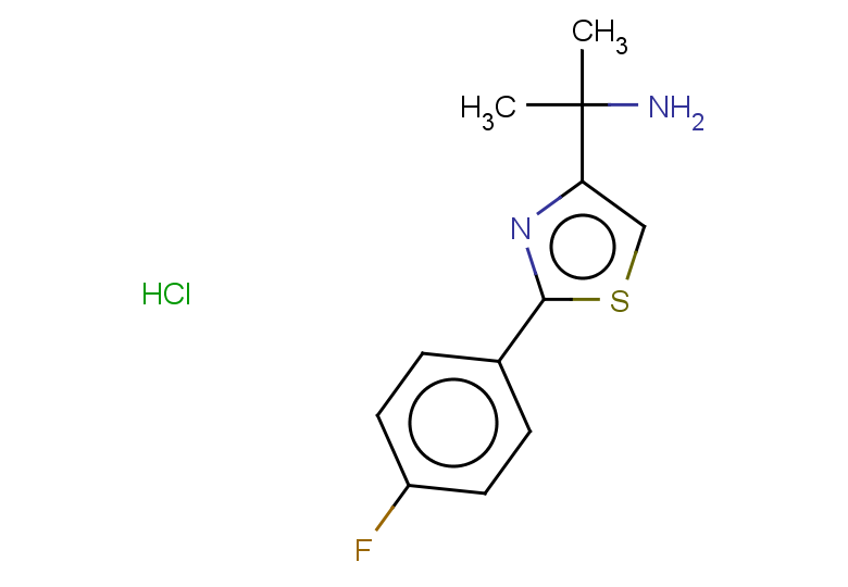 2-[2-(4-fluorophenyl)-1,3-thiazol-4-yl]propan-2-amine hydrochloride