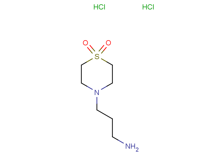 4-(3-aminopropyl)-1lambda6-thiomorpholine-1,1-dione dihydrochloride