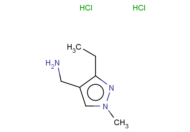 1-(3-ethyl-1-methyl-1H-pyrazol-4-yl)methanamine dihydrochloride