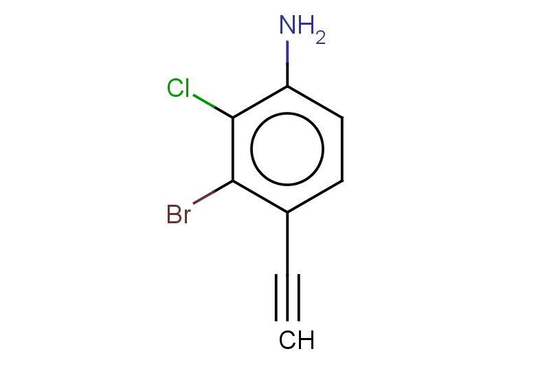 3-bromo-2-chloro-4-ethynylaniline
