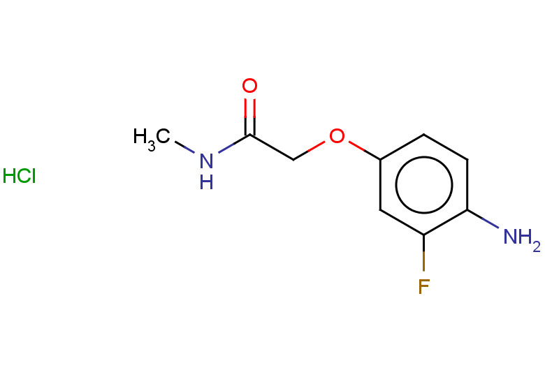 2-(4-amino-3-fluorophenoxy)-N-methylacetamide hydrochloride