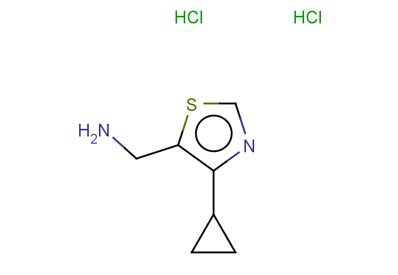 (4-cyclopropyl-1,3-thiazol-5-yl)methanamine dihydrochloride