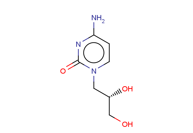 4-amino-1-[(2S)-2,3-dihydroxypropyl]-1,2-dihydropyrimidin-2-one