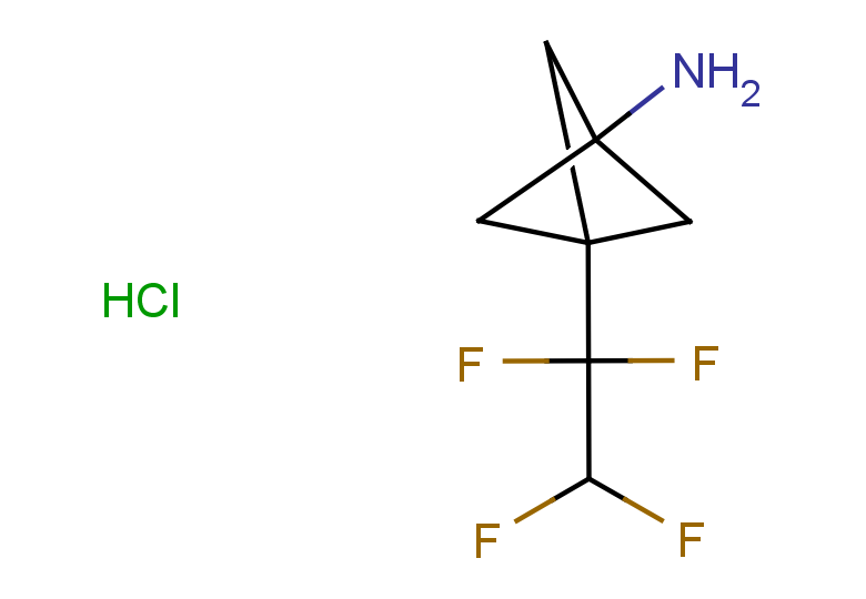 3-(1,1,2,2-tetrafluoroethyl)bicyclo[1.1.1]pentan-1-amine hydrochloride
