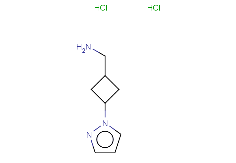 [3-(1H-pyrazol-1-yl)cyclobutyl]methanamine dihydrochloride
