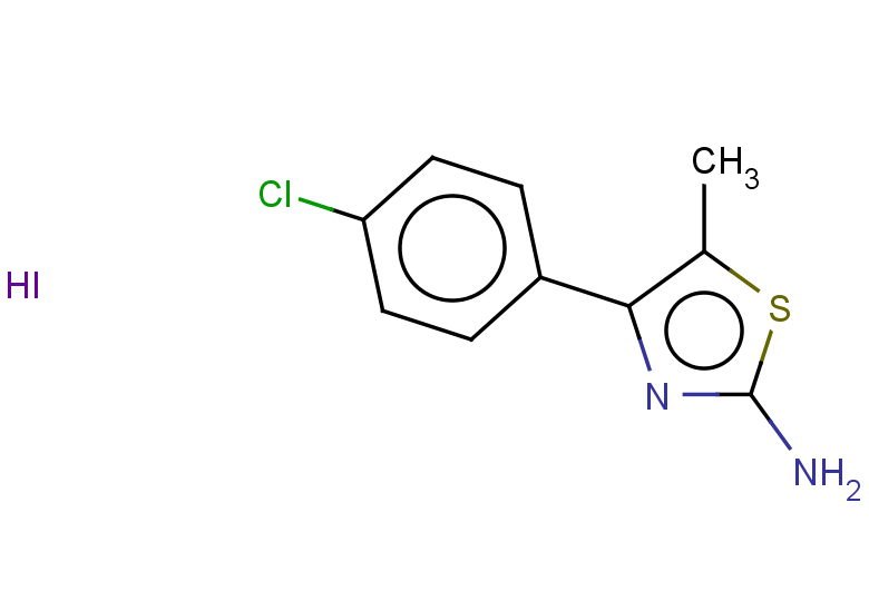 4-(4-chlorophenyl)-5-methyl-1,3-thiazol-2-amine hydroiodide