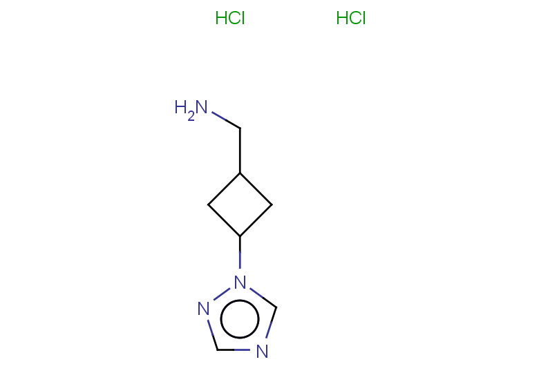 [3-(1H-1,2,4-triazol-1-yl)cyclobutyl]methanamine dihydrochloride