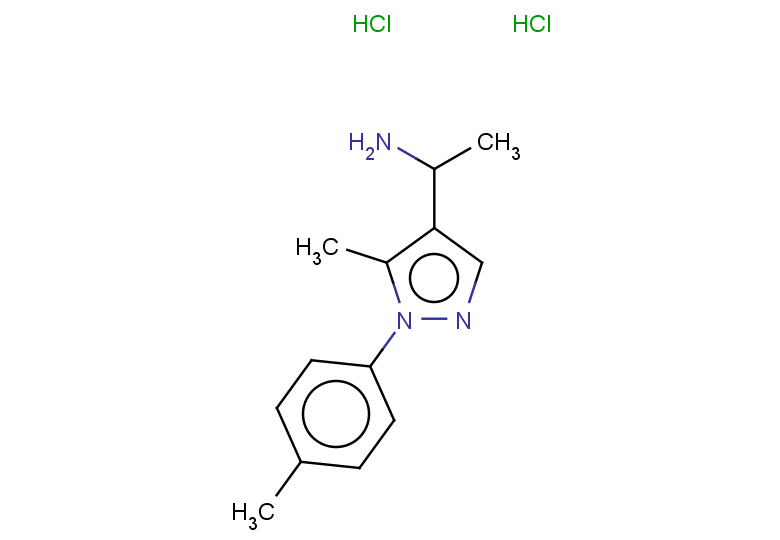1-[5-methyl-1-(4-methylphenyl)-1H-pyrazol-4-yl]ethan-1-amine dihydrochloride