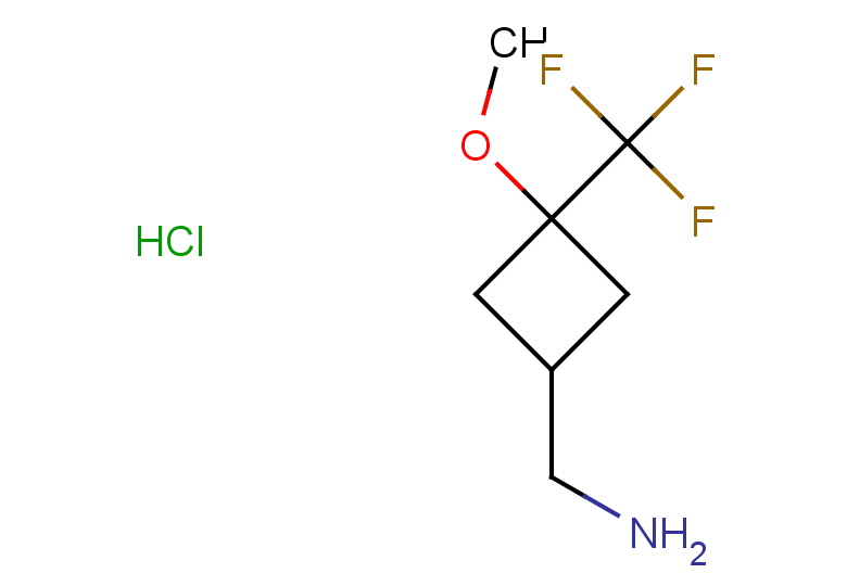 [3-methoxy-3-(trifluoromethyl)cyclobutyl]methanamine hydrochloride
