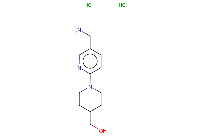 {1-[5-(aminomethyl)pyridin-2-yl]piperidin-4-yl}methanol dihydrochloride