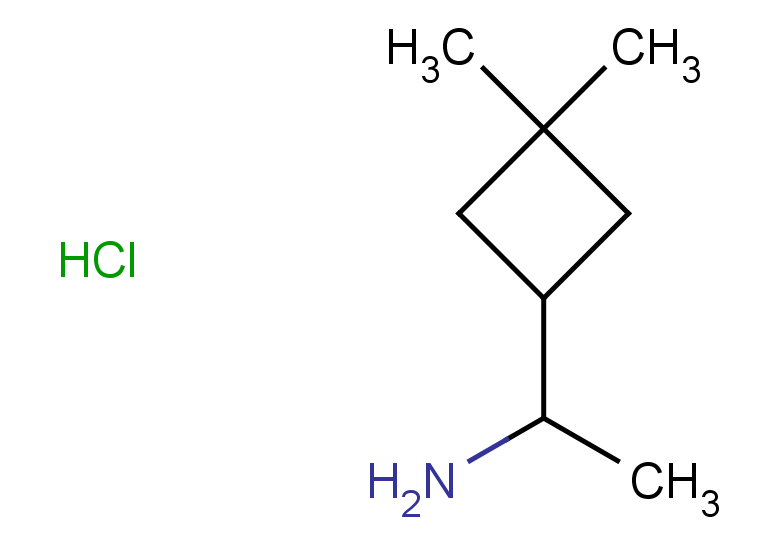 1-(3,3-dimethylcyclobutyl)ethan-1-amine hydrochloride