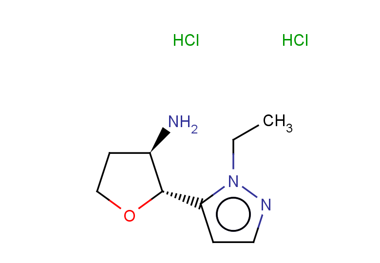 rac-(2R,3R)-2-(1-ethyl-1H-pyrazol-5-yl)oxolan-3-amine dihydrochloride