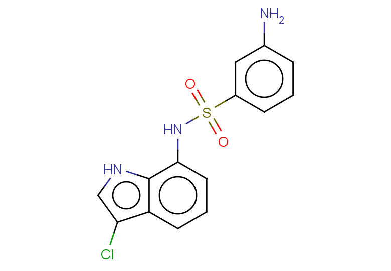 3-amino-N-(3-chloro-1H-indol-7-yl)benzene-1-sulfonamide
