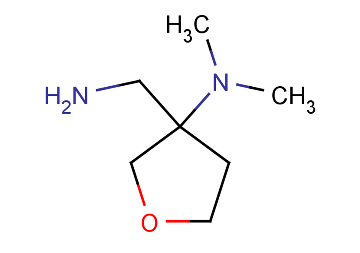3-(aminomethyl)-N,N-dimethyloxolan-3-amine