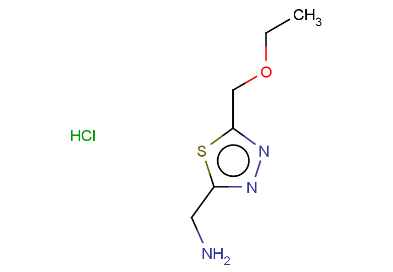1-[5-(ethoxymethyl)-1,3,4-thiadiazol-2-yl]methanamine hydrochloride