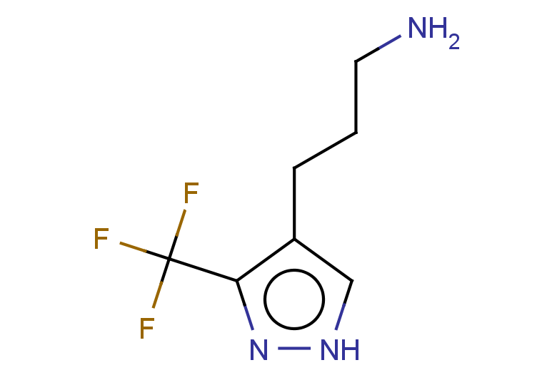 3-[3-(trifluoromethyl)-1H-pyrazol-4-yl]propan-1-amine