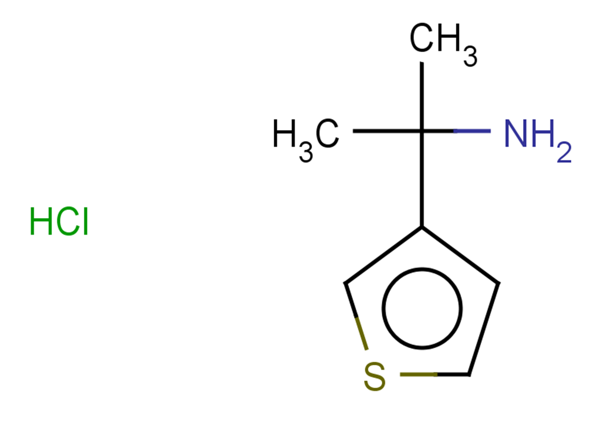 2-(thiophen-3-yl)propan-2-amine hydrochloride