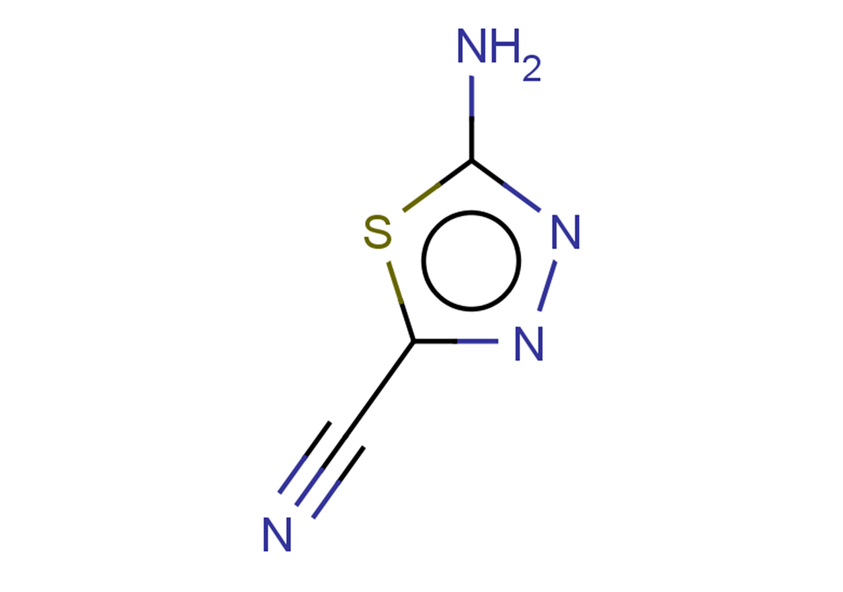 5-amino-1,3,4-thiadiazole-2-carbonitrile