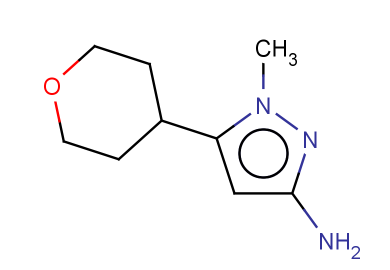 1-methyl-5-(oxan-4-yl)-1H-pyrazol-3-amine