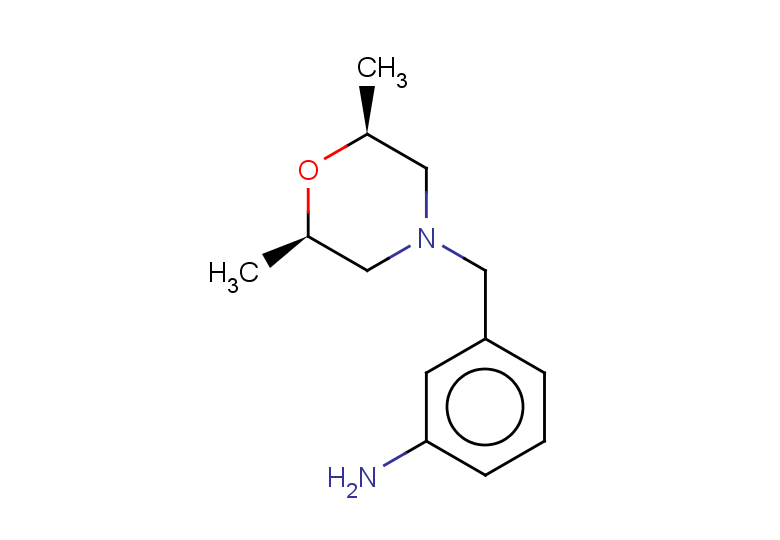3-{[(2R,6S)-2,6-dimethylmorpholin-4-yl]methyl}aniline