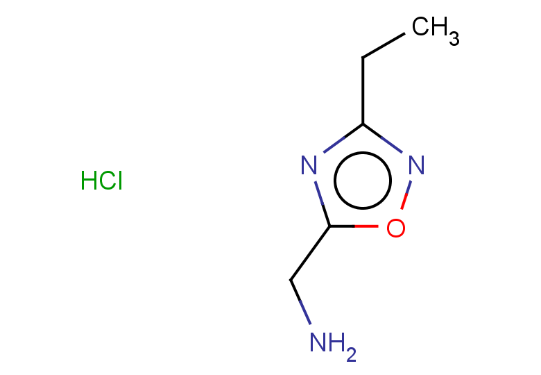 (3-ethyl-1,2,4-oxadiazol-5-yl)methanamine hydrochloride