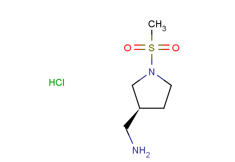1-[(3S)-1-methanesulfonylpyrrolidin-3-yl]methanamine hydrochloride