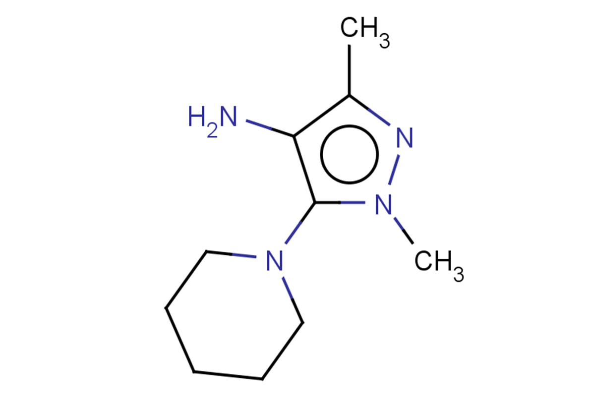 1,3-dimethyl-5-(piperidin-1-yl)-1H-pyrazol-4-amine