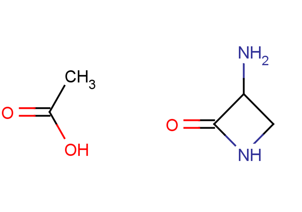 3-aminoazetidin-2-one, acetic acid