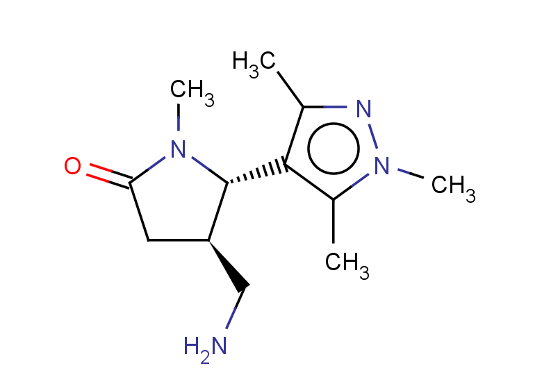 rac-(4R,5S)-4-(aminomethyl)-1-methyl-5-(1,3,5-trimethyl-1H-pyrazol-4-yl)pyrrolidin-2-one