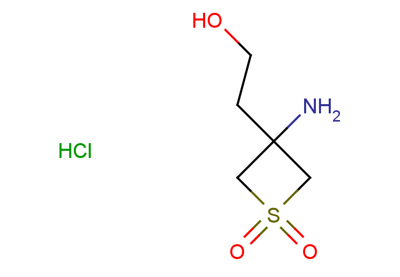 3-amino-3-(2-hydroxyethyl)-1lambda6-thietane-1,1-dione hydrochloride