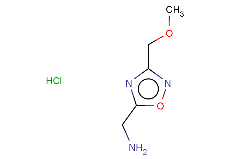 [3-(methoxymethyl)-1,2,4-oxadiazol-5-yl]methanamine hydrochloride