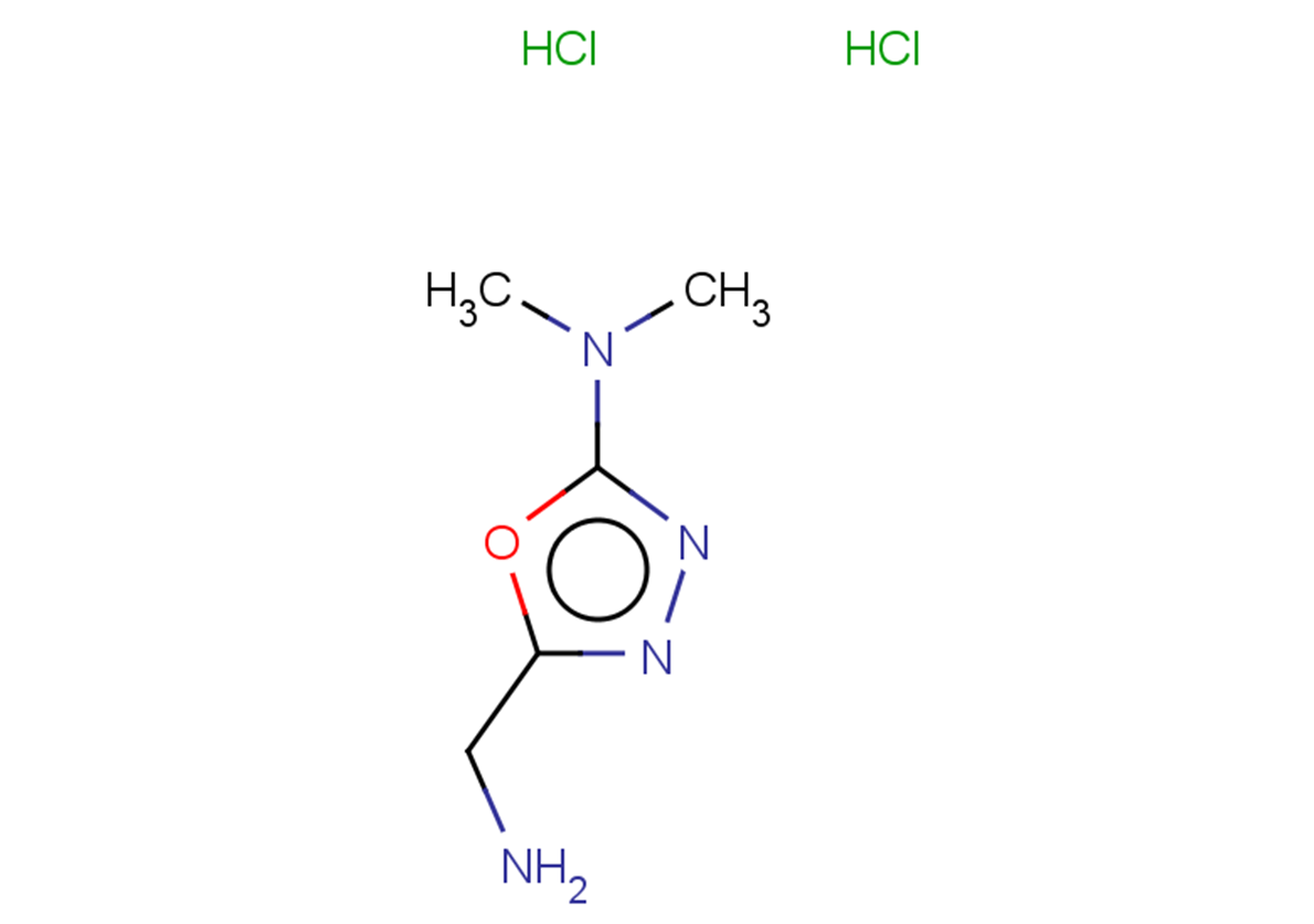 5-(aminomethyl)-N,N-dimethyl-1,3,4-oxadiazol-2-amine dihydrochloride