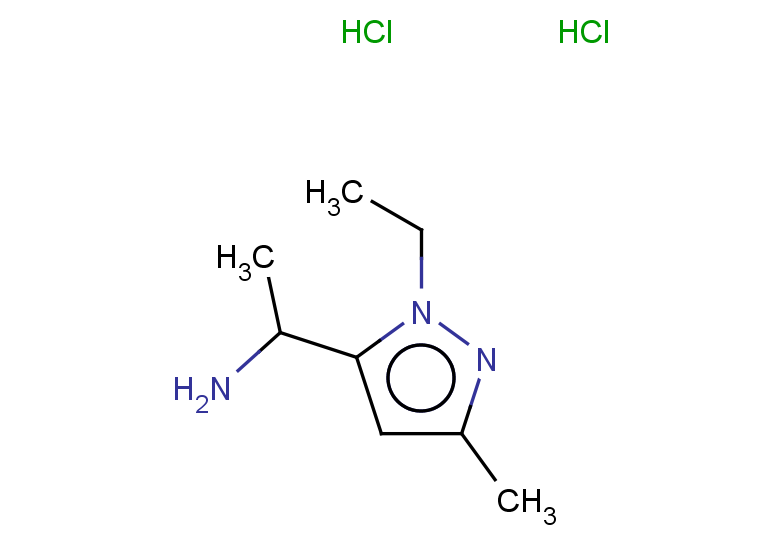 1-(1-ethyl-3-methyl-1H-pyrazol-5-yl)ethan-1-amine dihydrochloride