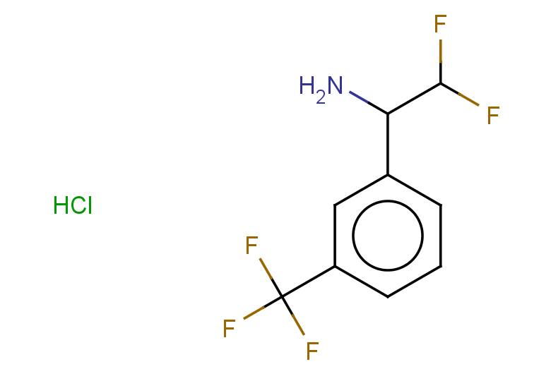 2,2-difluoro-1-[3-(trifluoromethyl)phenyl]ethan-1-amine hydrochloride