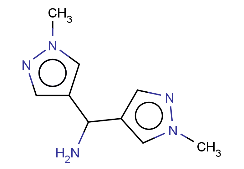 1,1-bis(1-methyl-1H-pyrazol-4-yl)methanamine